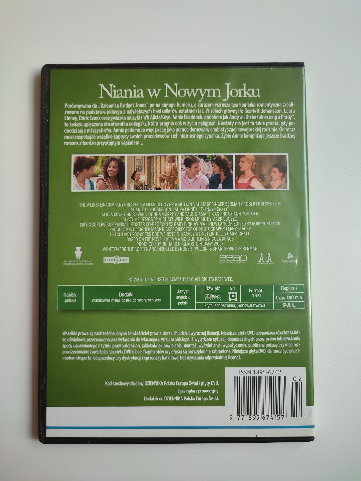 DVD Niania w Nowym Jorku