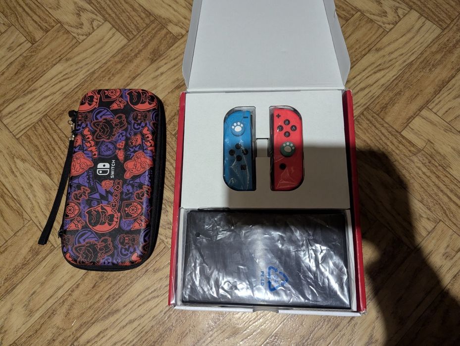 Nintendo switch OLED 64GB+128GB состояние идеальное!