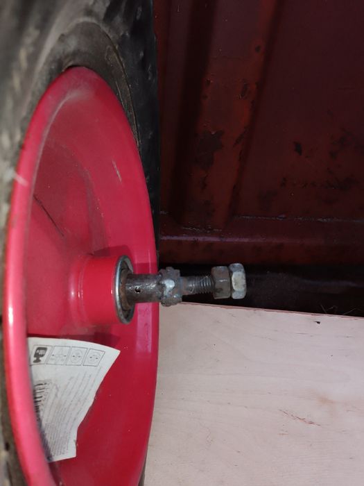 Колесо на тачку 3.50-8 з віссю, без камери