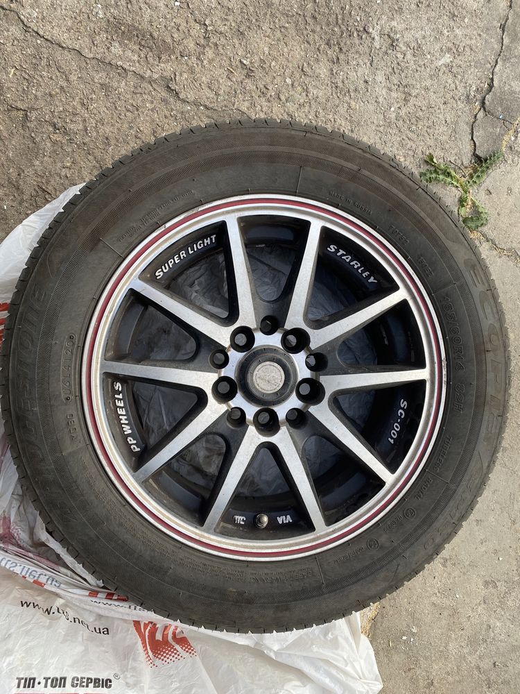 Bridgestone 185/60 R14 с дисками