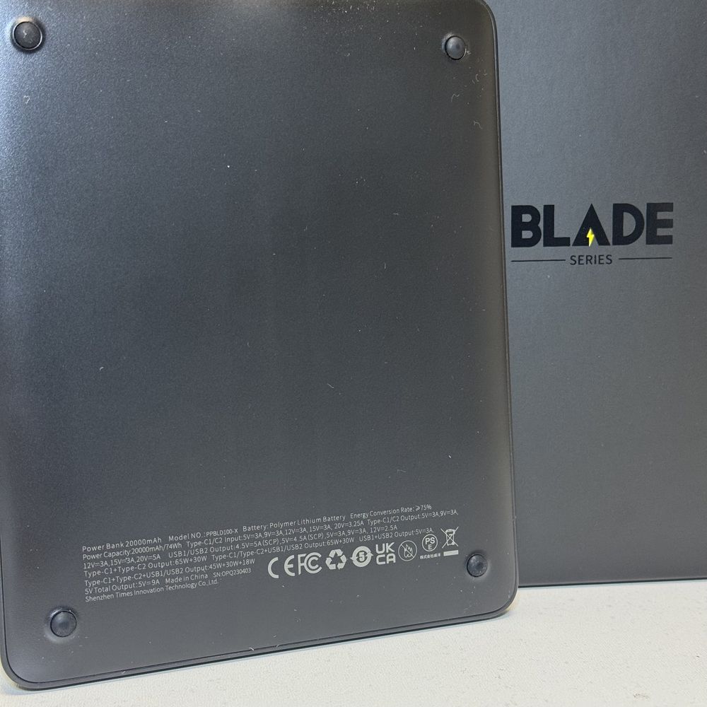 Новий повербанк Baseus Blade 100W 20000mAh