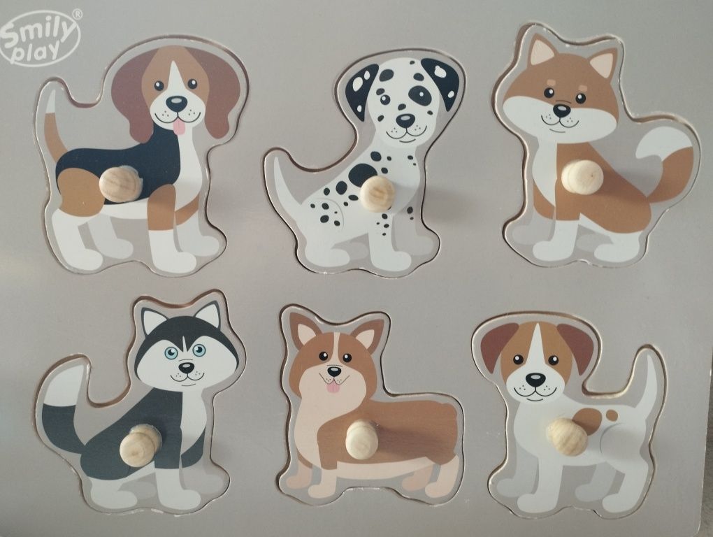 Pieski puzzle układanka