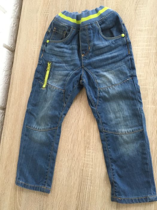 Spodnie jeans 92 dopo mini dzins miekki dlugie