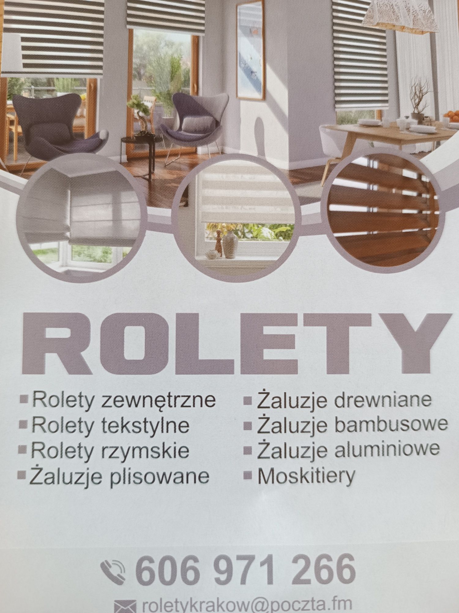 Rolety zewnętrzne, Rolety Dzień/noc, Plisy, Moskitiery