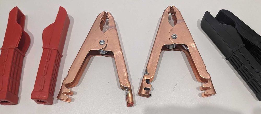 Крокодили для дротів затискачі акумуляторні 104 мм