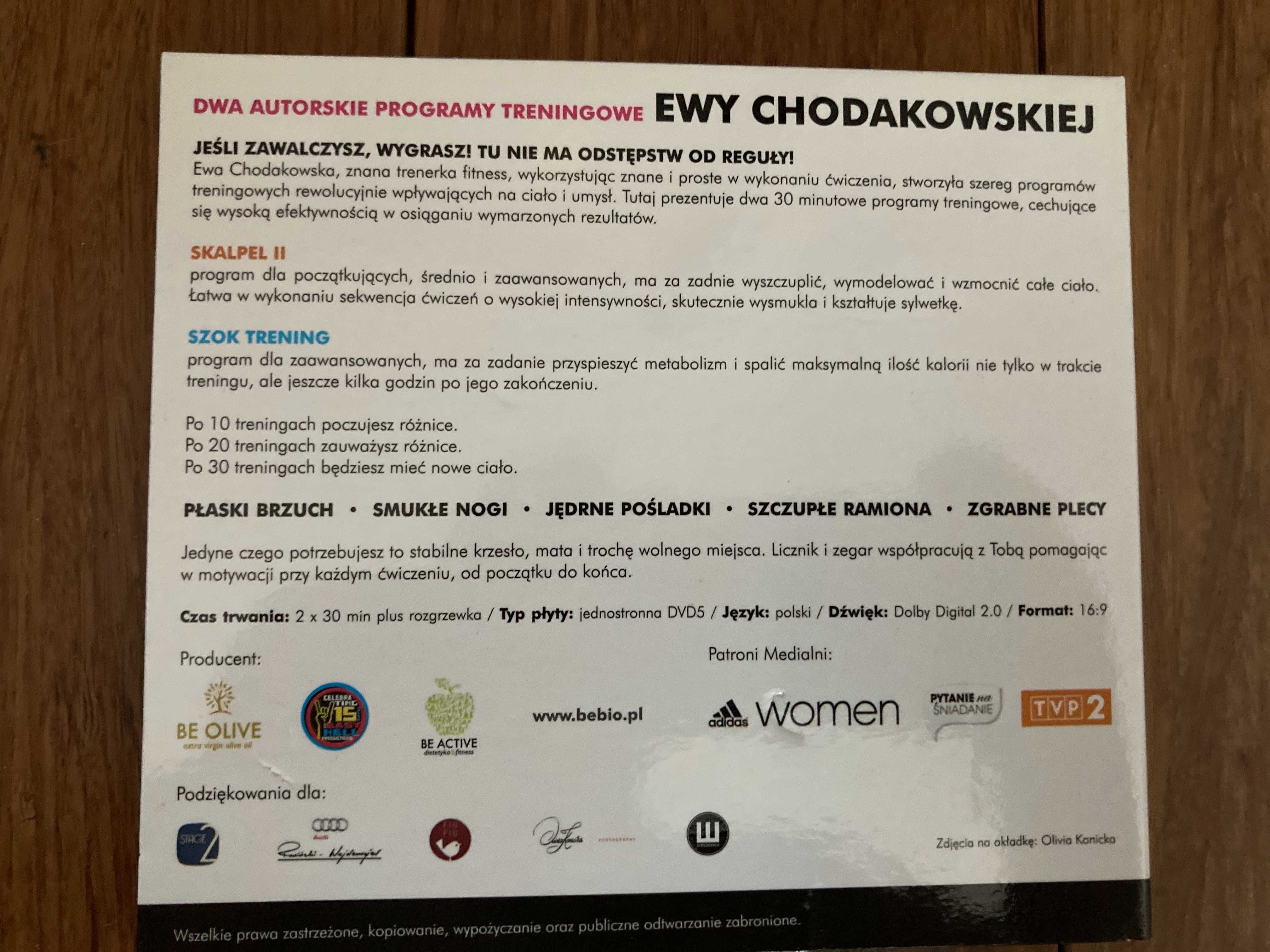 Ewa Chodakowska DVD płyta autorska - fitness