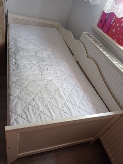 Łóżko Ikea 70x160 + materac sprezynowy