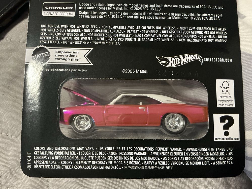 RLC Exclusive - 1969 Dodge Charger R/T - Hot Wheels