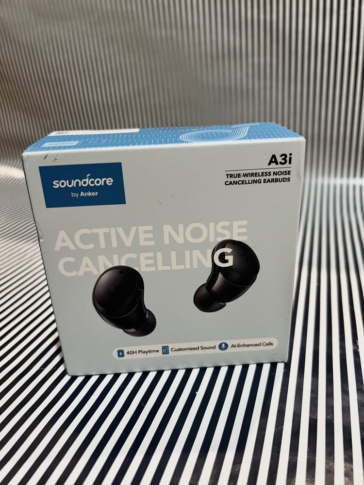 Навушники бездротові TWS Anker Soundcore Life A3i Black