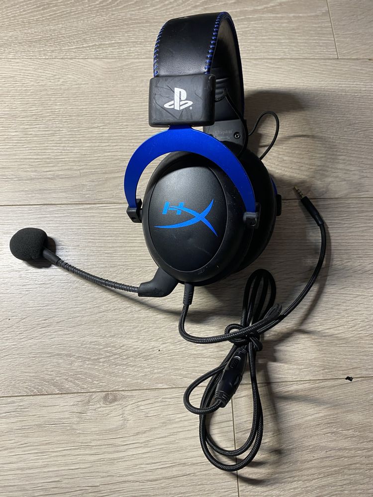 Ігрові навушники HyperX Cloud для PS5/PS4 3.5mm, Black/Blue