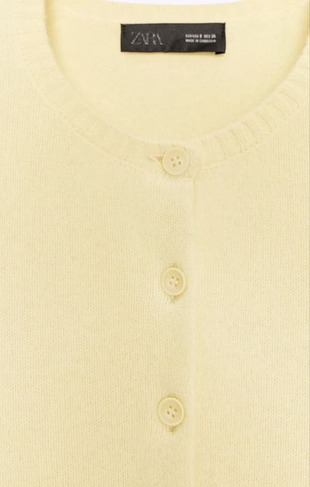 Zara sweter z wełny 100% rozpinany nowy z metką r L