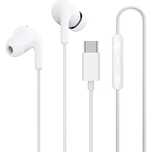 Słuchawki przewodowe Xiaomi BHR8931GL dokanałowe USB-C z pilotem - bia