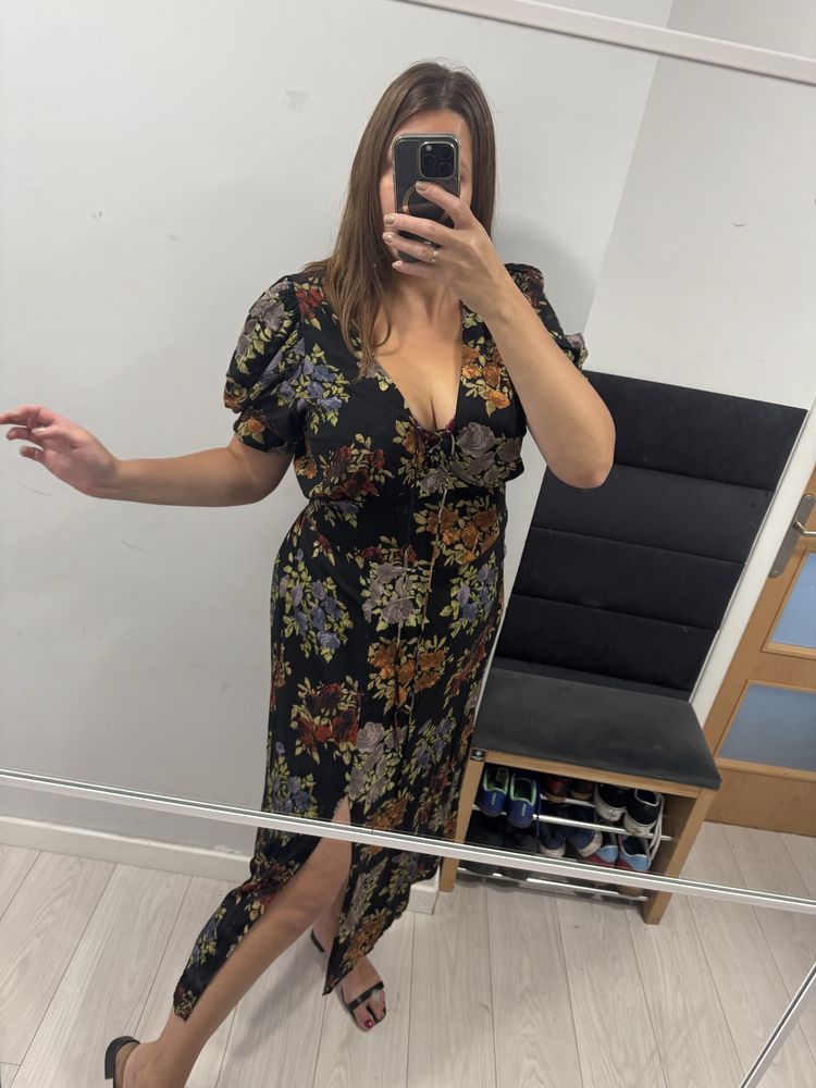 Sukienka nowa bez metki Asos Design Curve 48 wiskoza