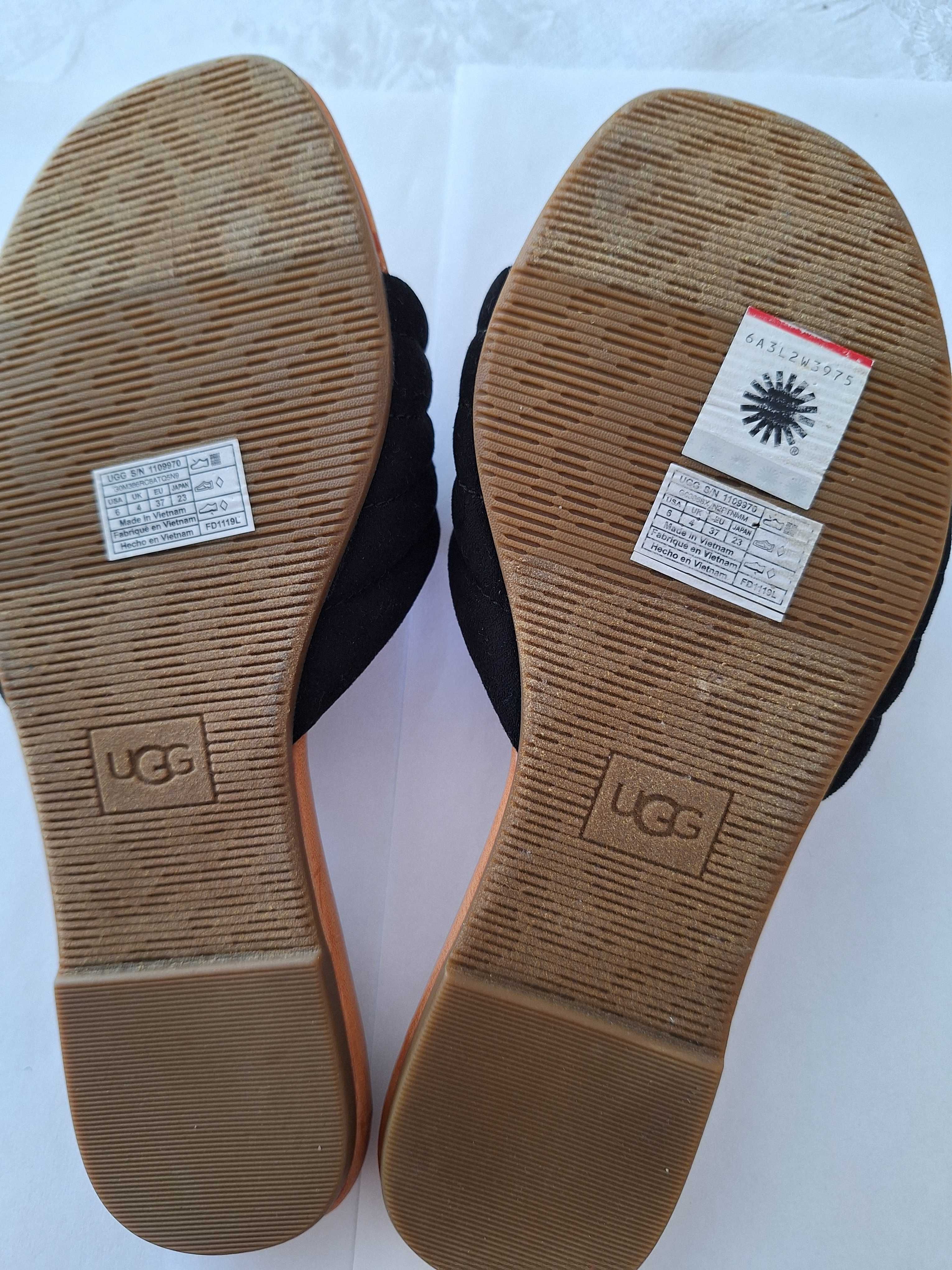 Klapki damskie UGG JURUPA czarne rozm. 37