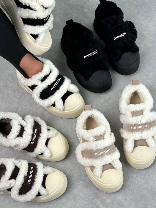 Стильні автоледі, кеди на липучках міу , miu , шоколадні, бежеві, чорн