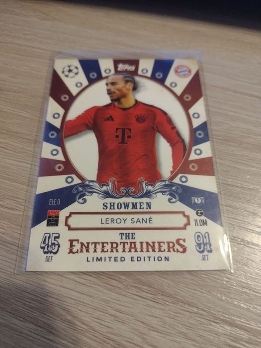 Karta piłkarska Sane