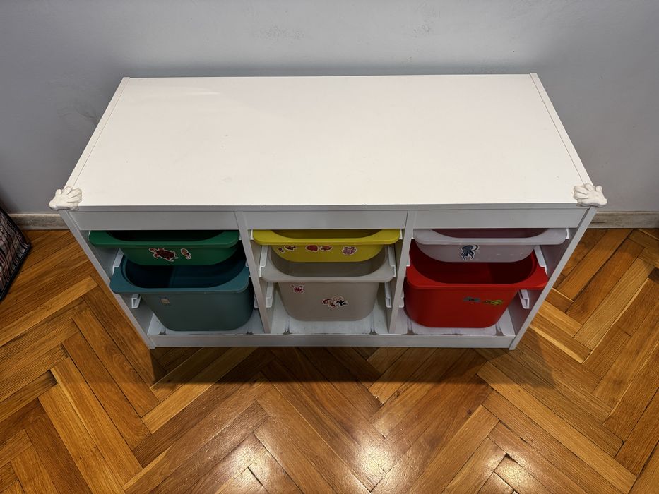 Стелаж з контейнерами Ikea Trofast