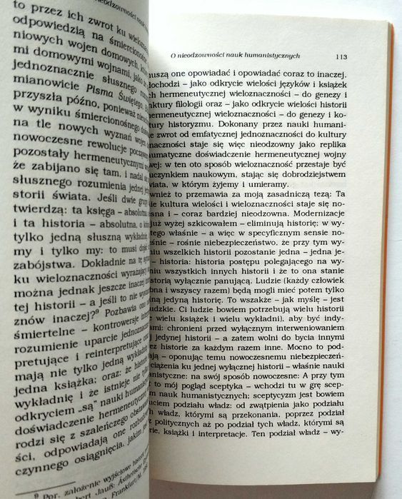 APOLOGIA PRZYPADKOWOŚCI, Odo Marquard, pierwsze wydanie, UNIKAT!