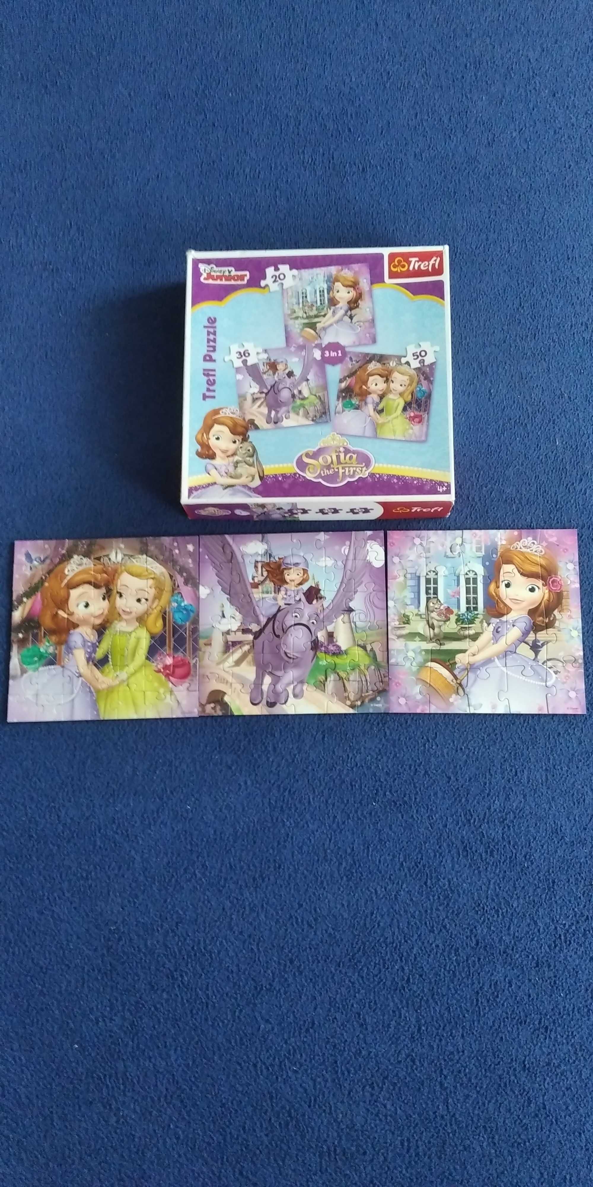 Puzzle dla dziewczynki 5 zestawów