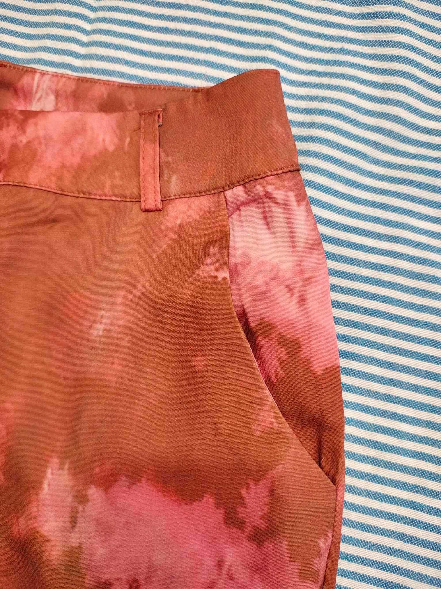 Spodnie w stylu boho hippi alternatywa unikat abstract art party