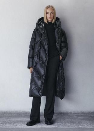 Пухове пальто massimo dutti