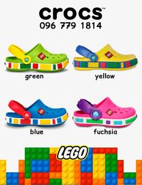 Детские кроксы Лего CROCS KIDS LEGO цвета и размеры в наличии