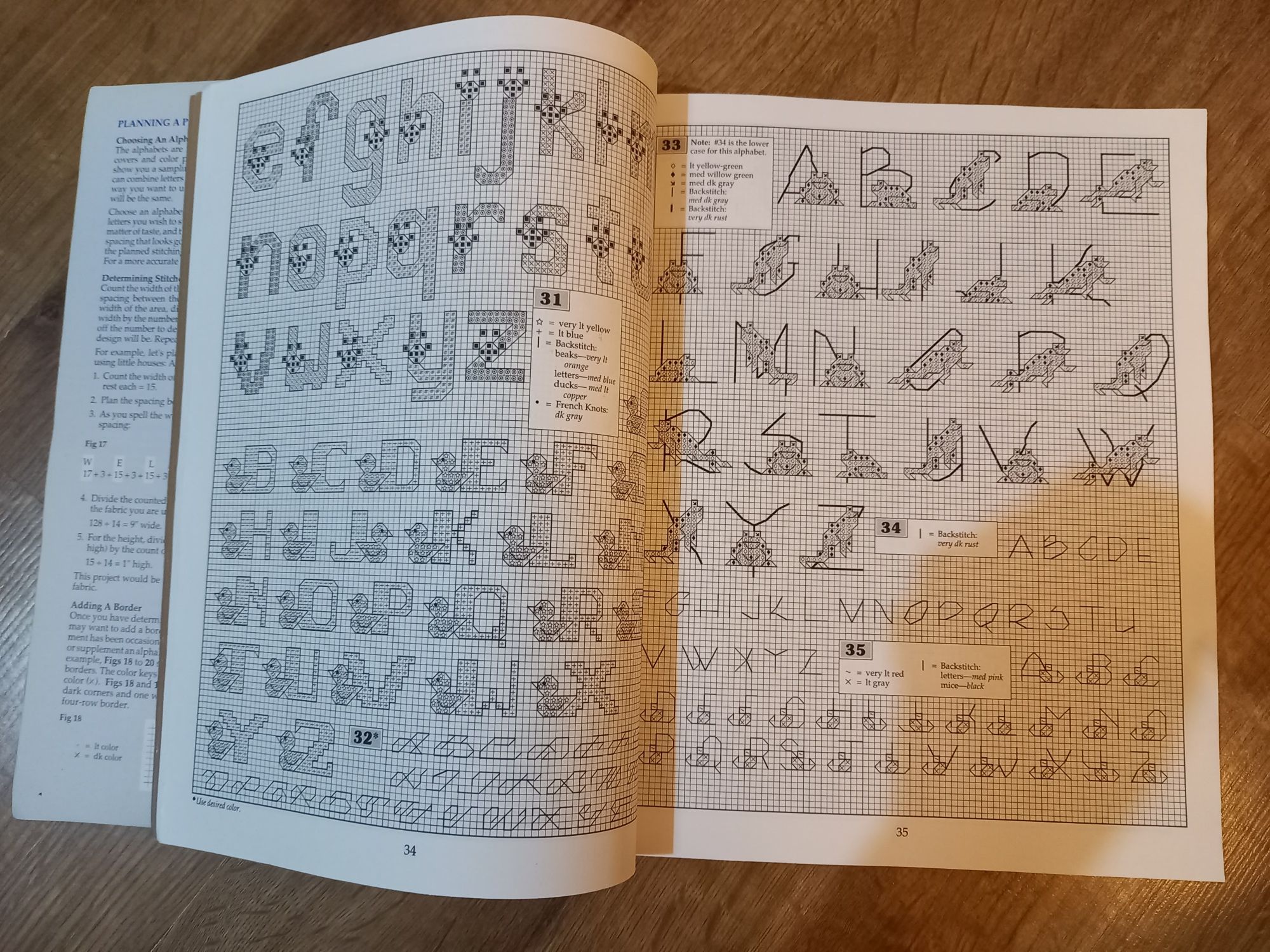 Haft krzyżykowy [365 wzorów na alfabet]