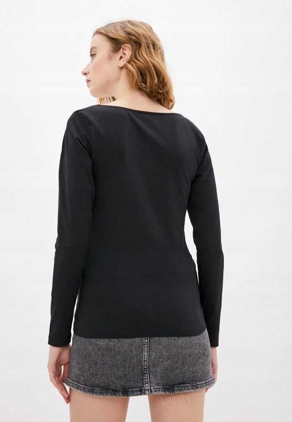 Calvin Klein Jeans bluzka koszulka czarna CK s 36