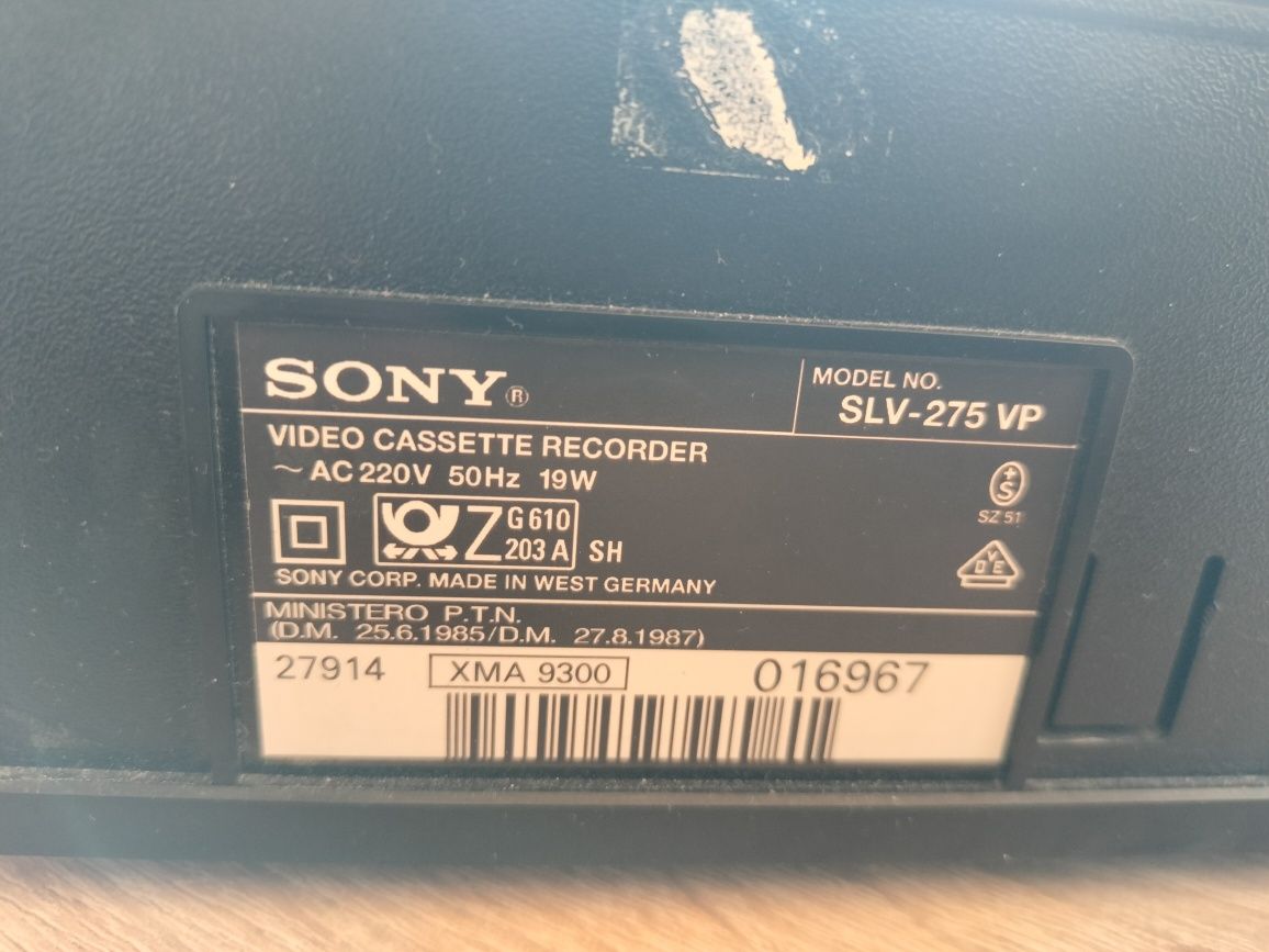 Magnetowid Sony SLV 275 VP