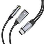 Tech-Protect Ultraboost Cable Adapter Pd60W/6A Type-C To Mini Jack 3.5