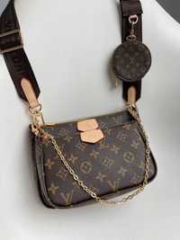 Louis Vuitton, Multi Pochette Brown