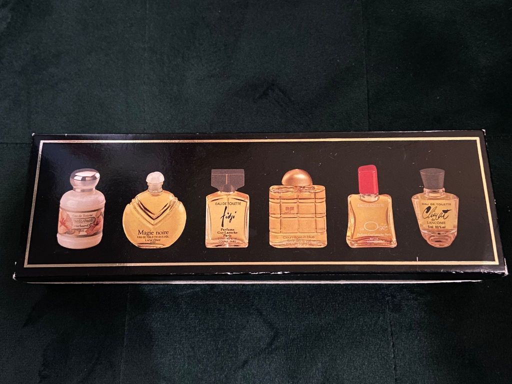 Zestaw miniaturek perfum Parfums Paris oryginalne pudełko