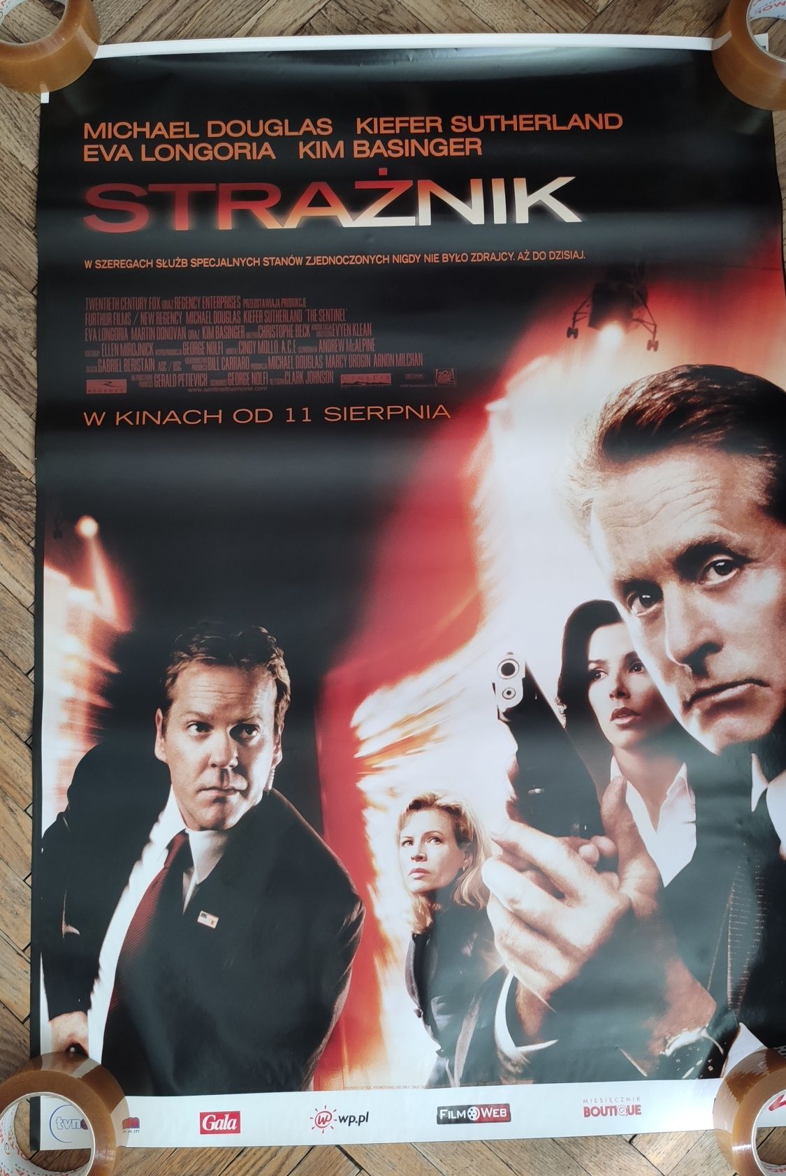 Strażnik plakat filmowy oryginalny Douglas Sutherland Longoria Basinge