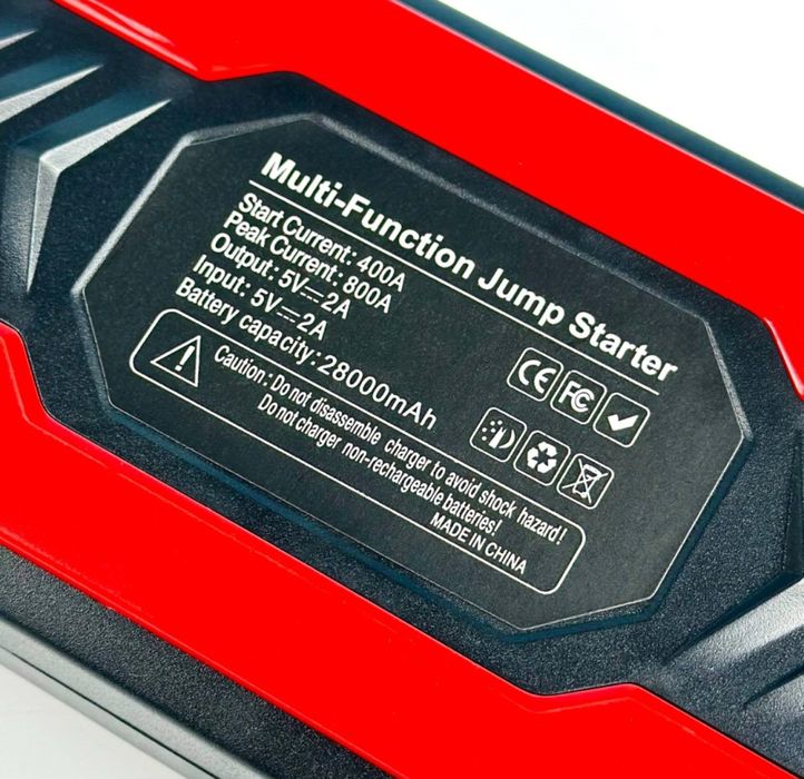 Пускозарядний пристрій, Jump starter, Buster, 28000 mAh