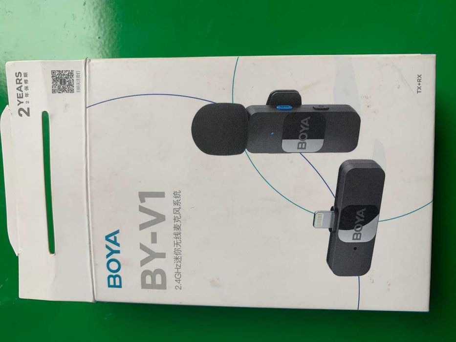 Бездротовий мікрофон BOYA BY-V1 Lightning Black