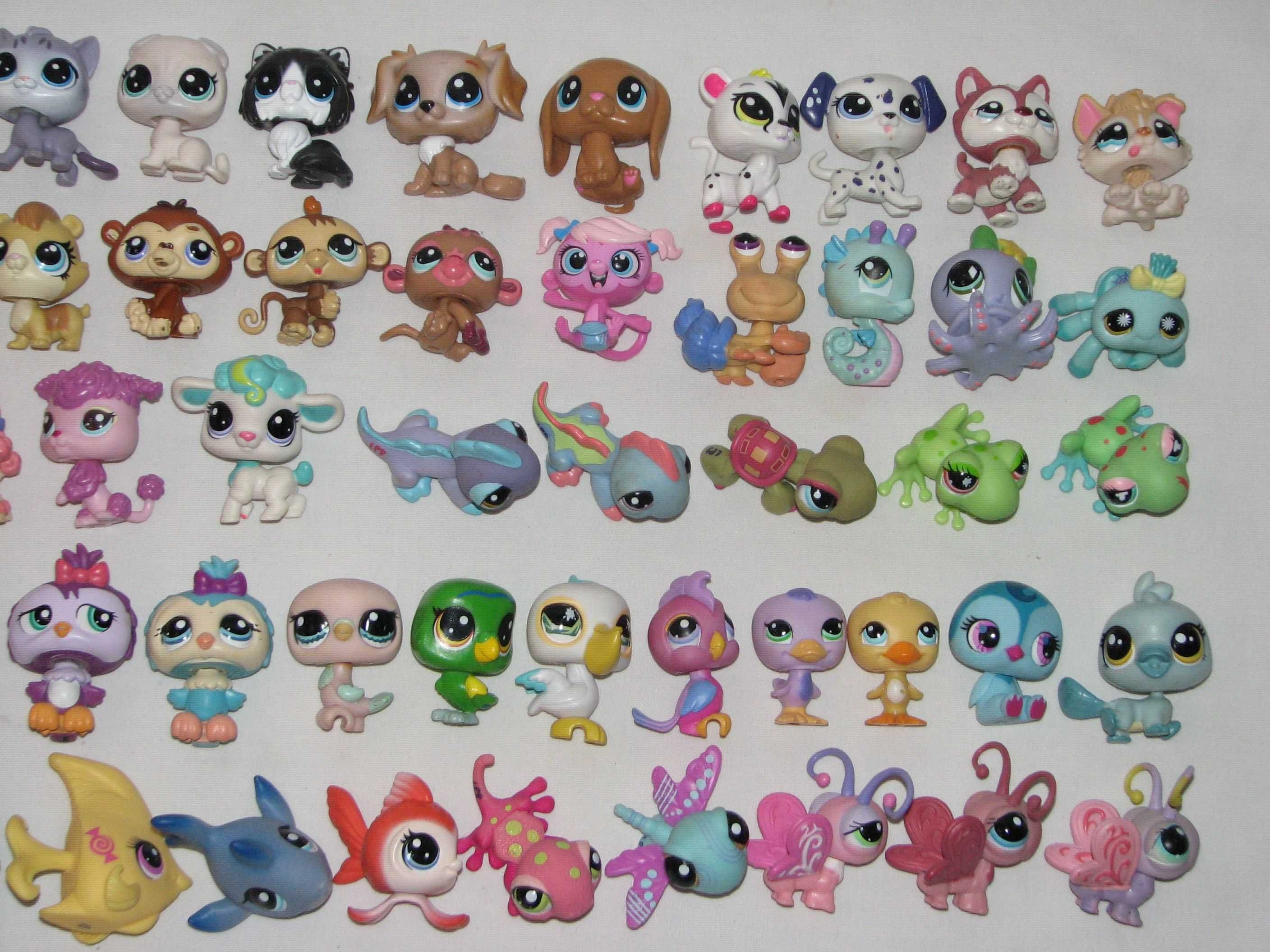 Littlest Pet shop LPS pies, kot, ptak, ryba, owca, małpa i inne