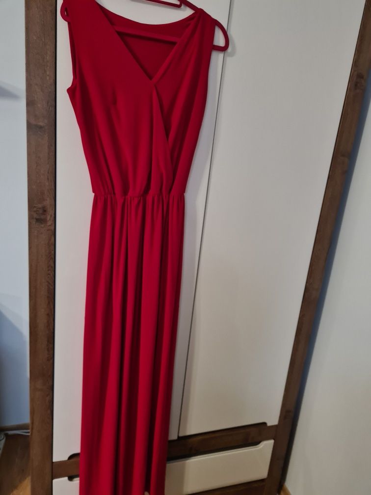 Sukienka Długa Czerwona, Rozm.L