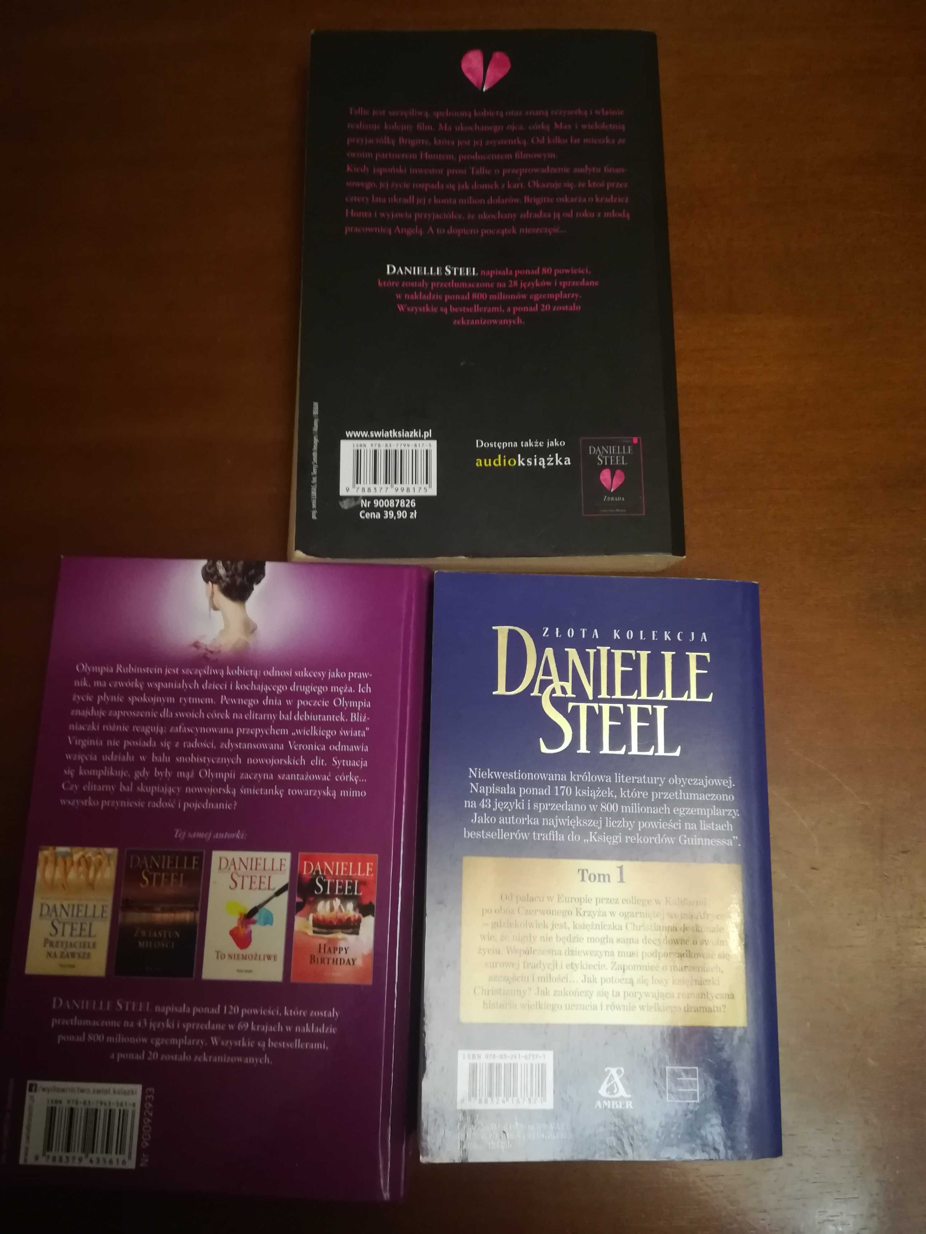 Danielle Steel zestaw 3 książki