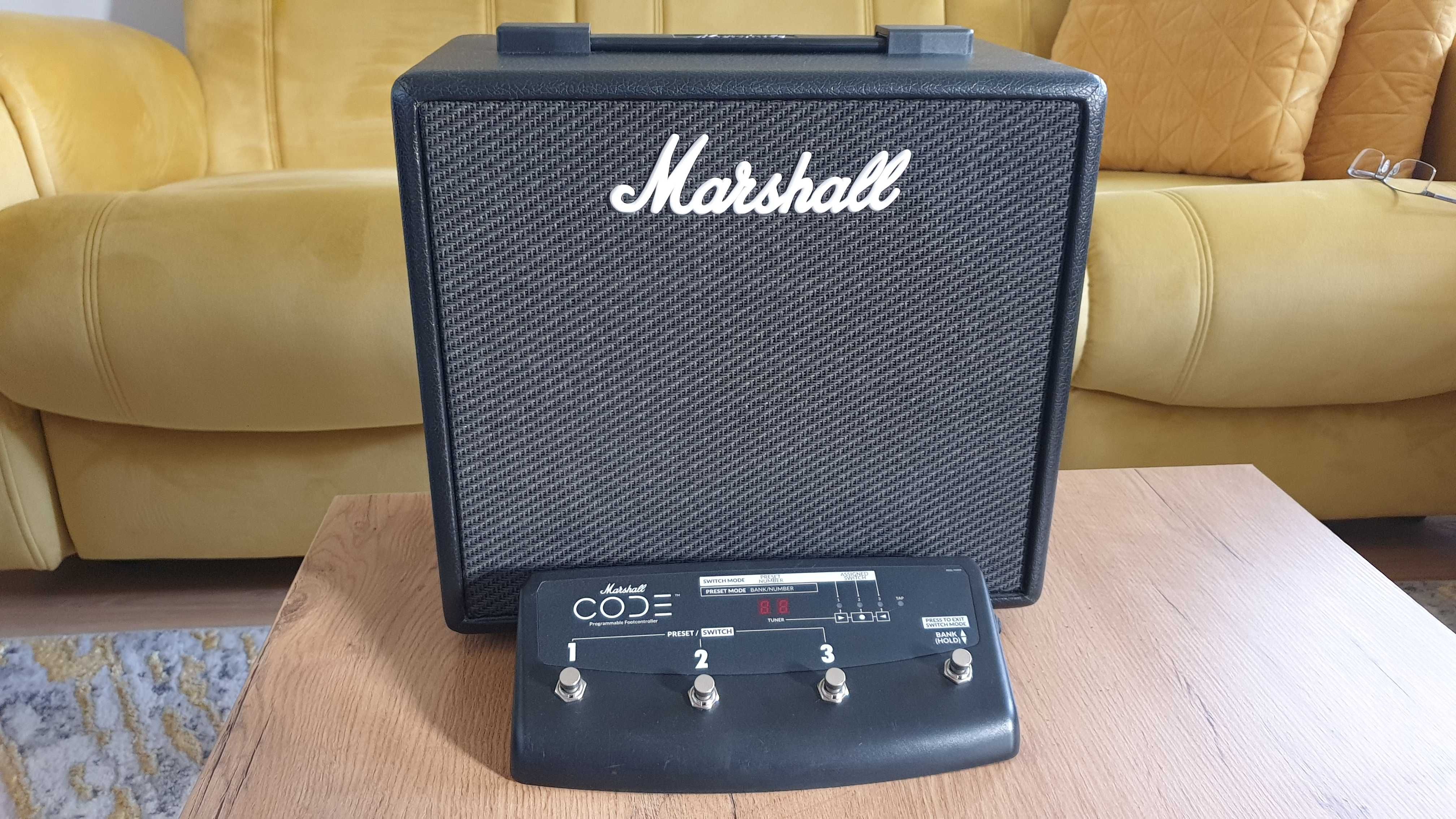 Piec gitarowy Marshall Code 25 + Marshall Footswitch Code Serie