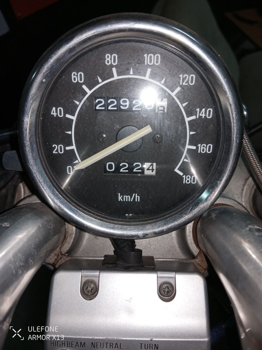 Yamaha virago 535 matrícula francesa