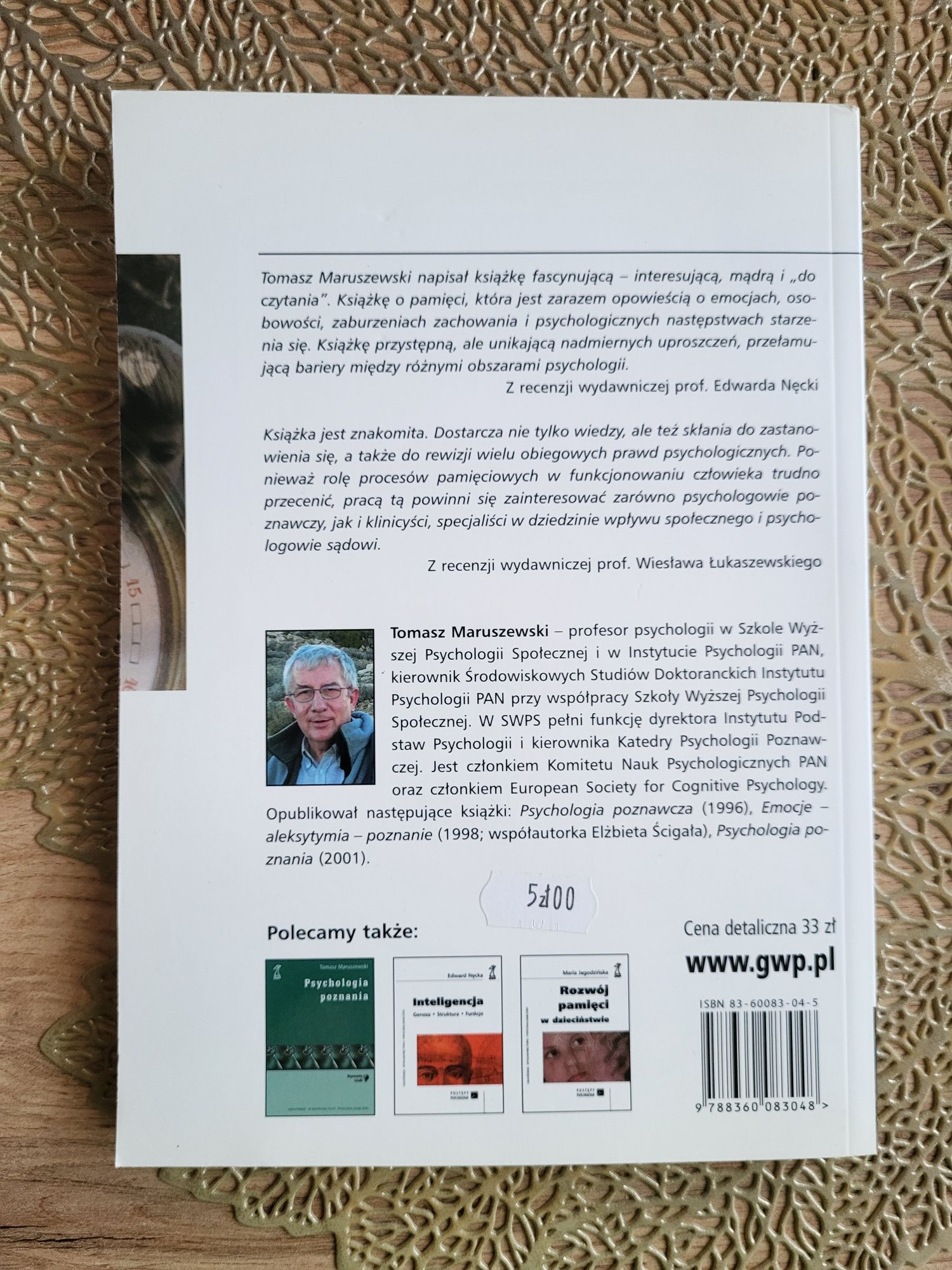 Pamięć autobiograficzna Tomasz Maruszewski