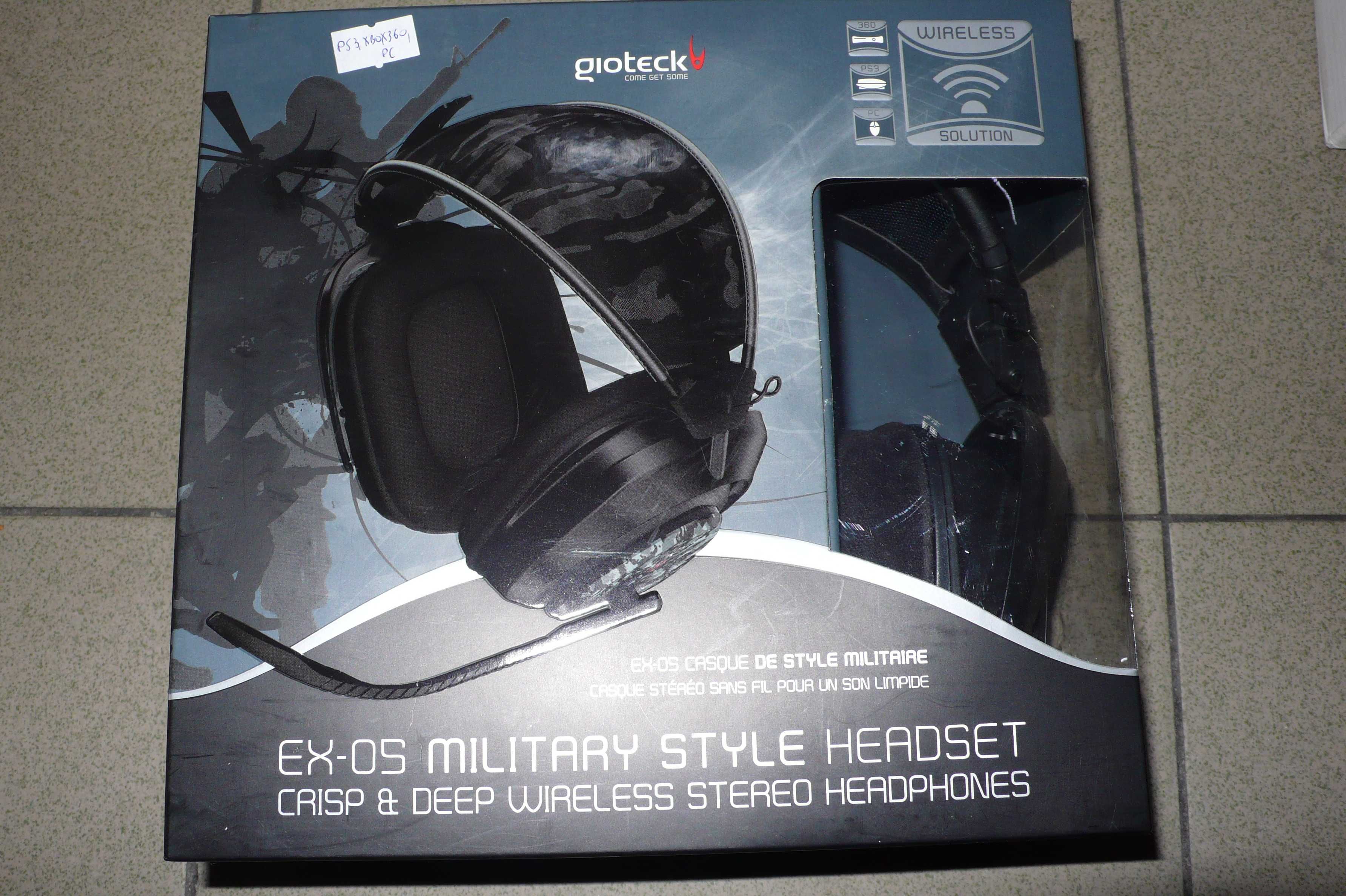 Gioteck EX-05 słuchawki gamingowe Military Style Headset PS3 PC Box360