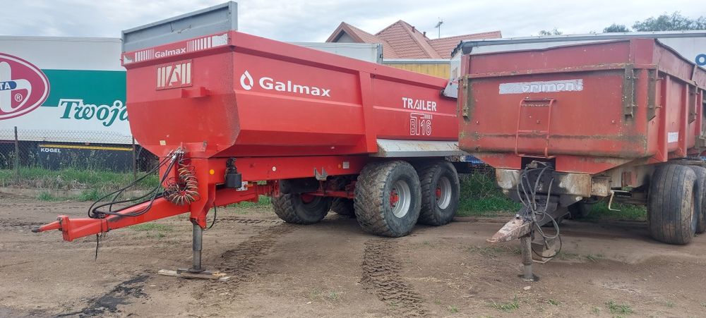 Przyczepa wywrotka 16 ton nie joskin pronar wielton tandem skorupowa