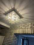 Lampa z krysztalkami