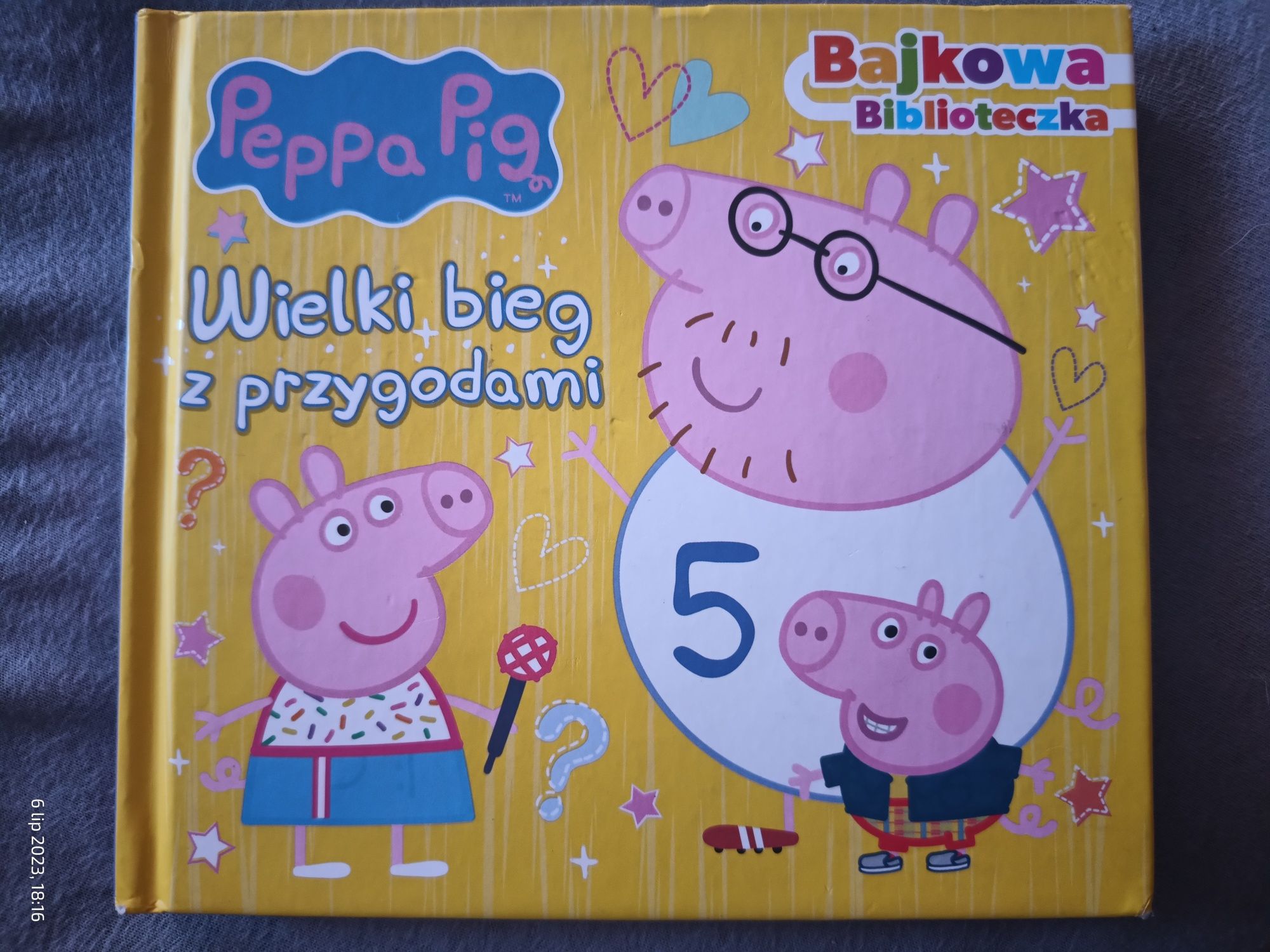 Książeczka Świnka Peppa+gratis "Wielki bieg z przygodami"