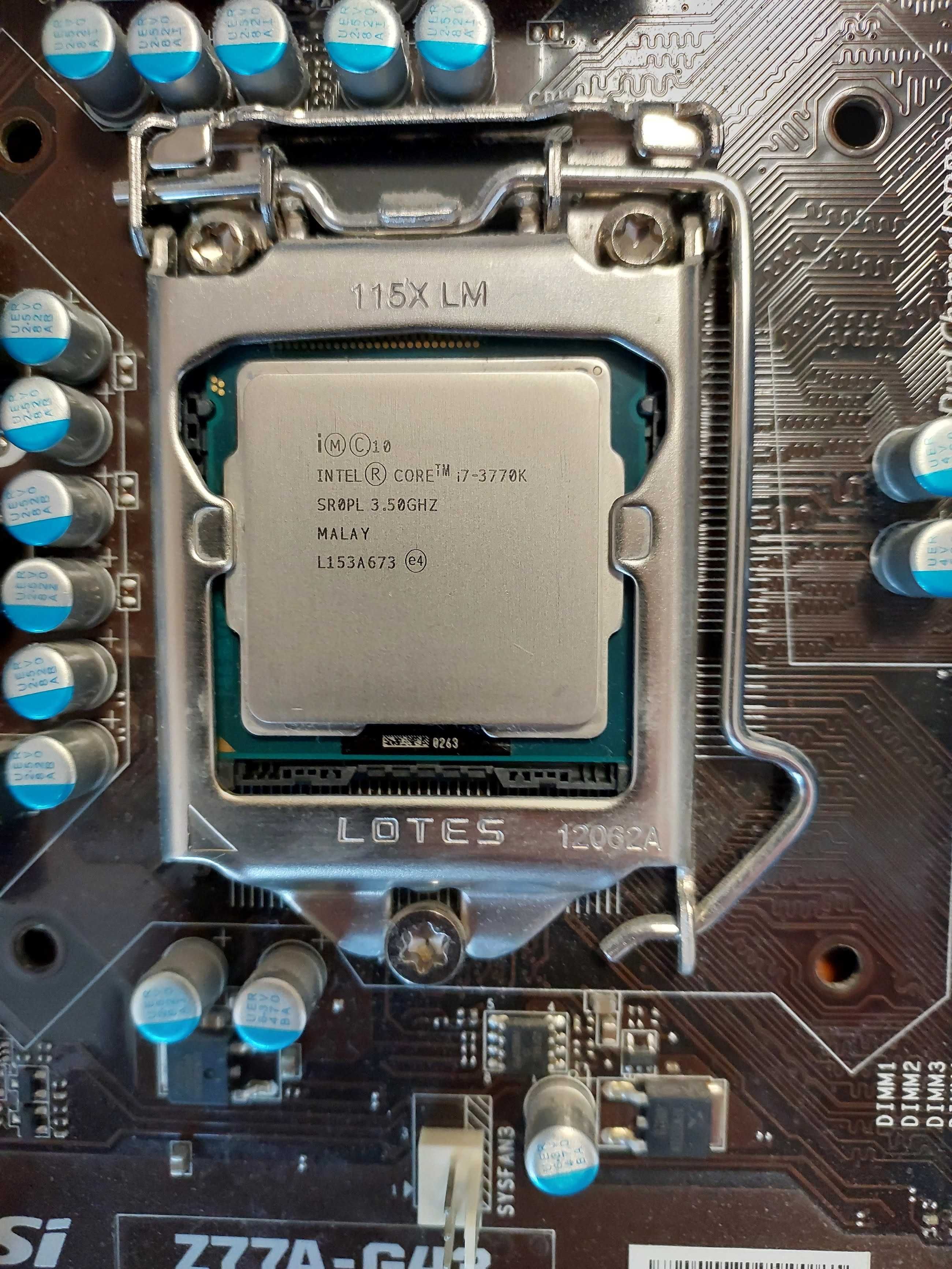 Комплект Intel 3770k + MSI Z77-G43 + G.Skill 16Gb + Arctic Alpine 12