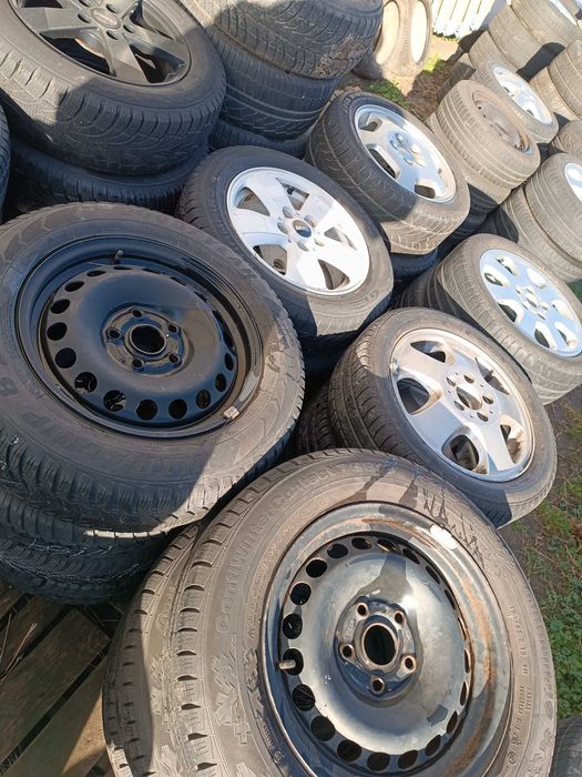 Koła felgi stalowe lub alu 5×112 r15  opon zimowe 195/65r15