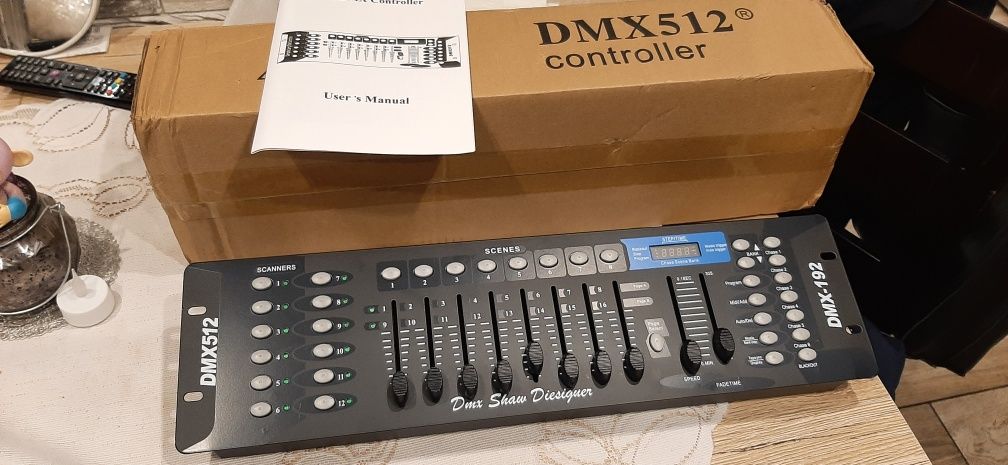 Mixer Dmx, nowy , kontroler świateł dmx512