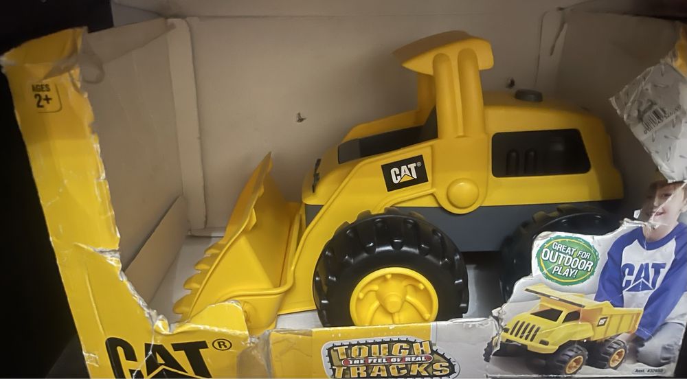 Іграшка трактор/навантажувач Cat, будтехніка