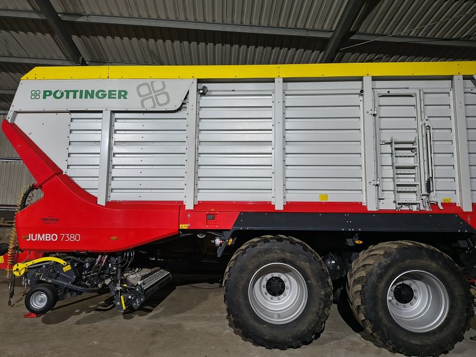 Przyczepa samozbierająca POTTINGER JUMBO 7380 DB